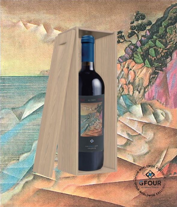 Rosso-del-Barone Bottle and Painting